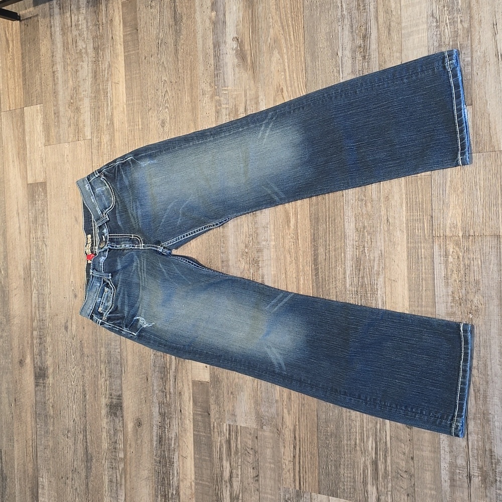 BKE "DREW BOOT" | Denim Jeans | Accents on pockets| Size 26 X 31.5​‎
